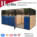 EPE board hot dip galvanized horse stable with PVC fabric